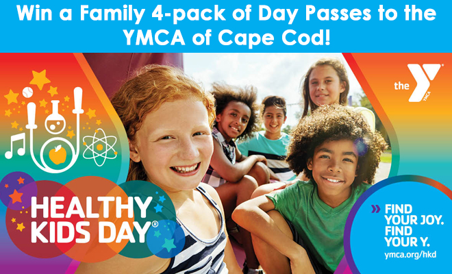 Win a Family 4-pack of Day Passes to the YMCA of Cape Cod!