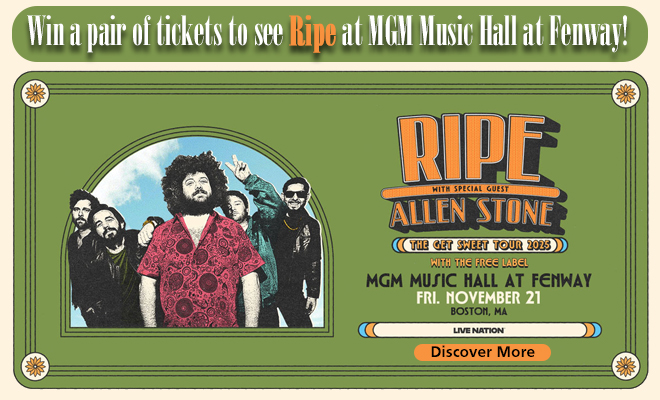 Win a pair of tickets to see Ripe at MGM Music Hall at Fenway!