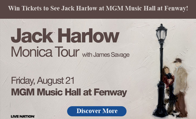 Win Tickets to see Jack Harlow at MGM Music Hall at Fenway!